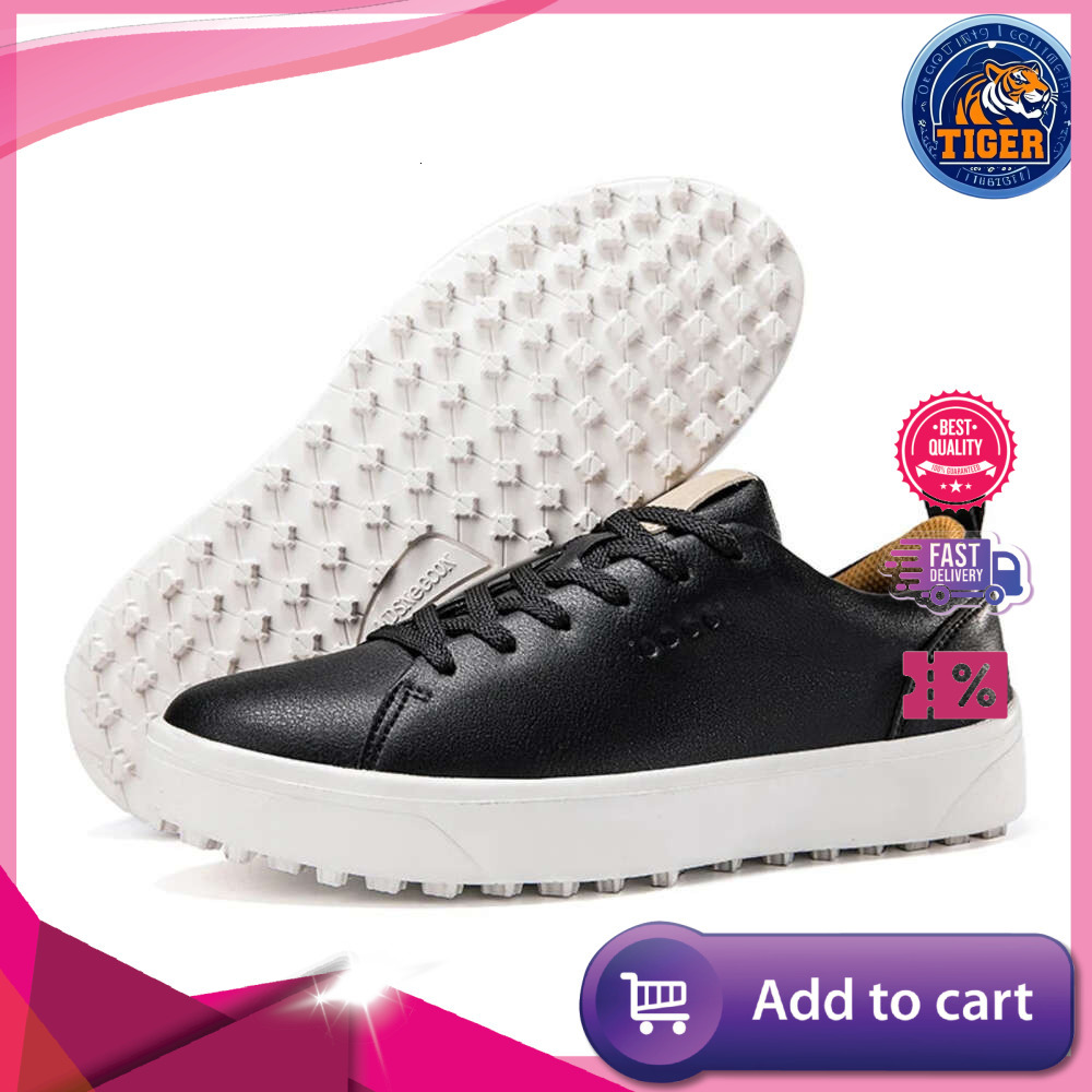 Ddmytiger Shoes Professional Golf Men Women Outdoor Leather Sneakers For Male And Female Golfers Black Brown Fashion Soft Outdoor Shoes
