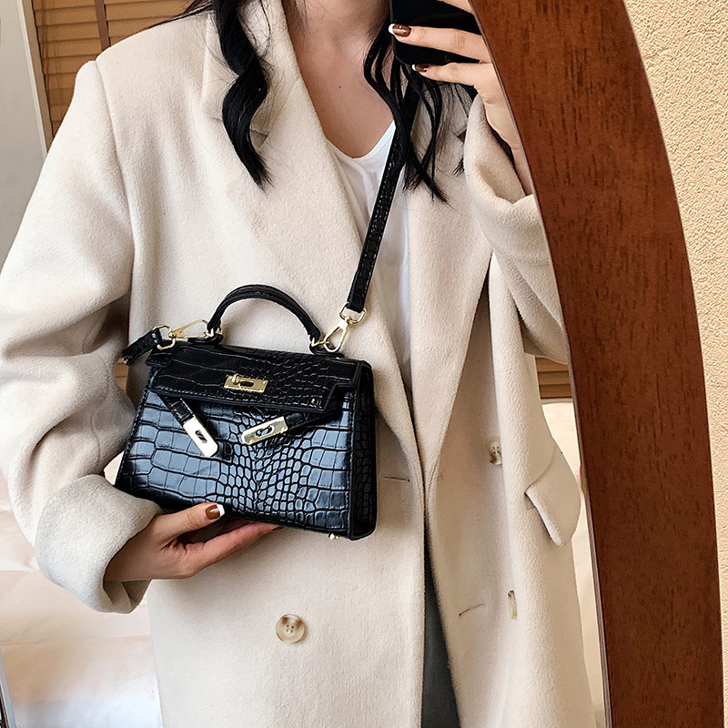 Brand Designer French Niche Design Stone Pattern For Women In Autumn And Winter 2021 New Texture Handbag Fashion Crossbody Bag designer bag