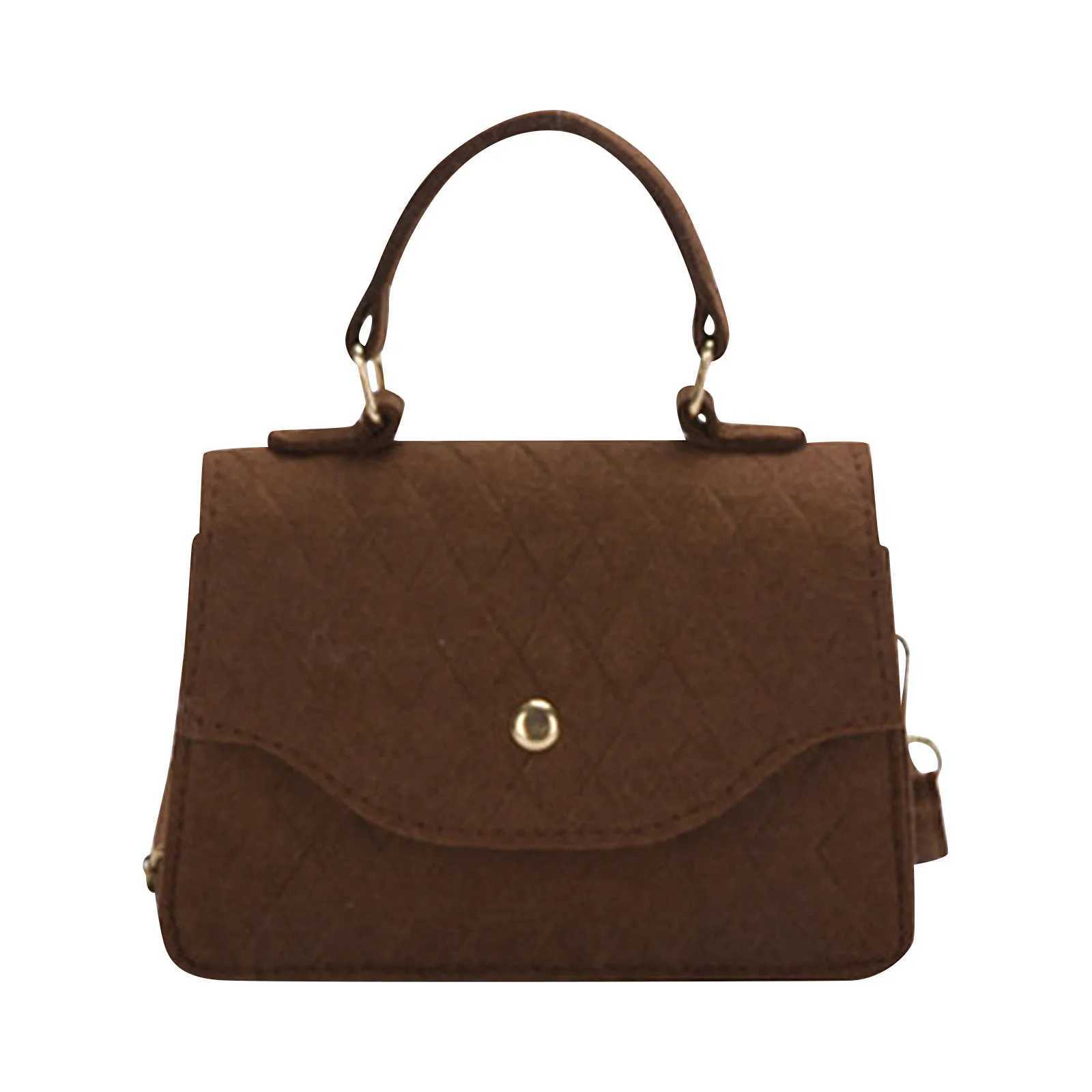 Womens Fashionable And Trendy Pu Handbag Solid Color Diamond Small Square Bag Crossbody Shoulder Bag Womens BagsW250512
