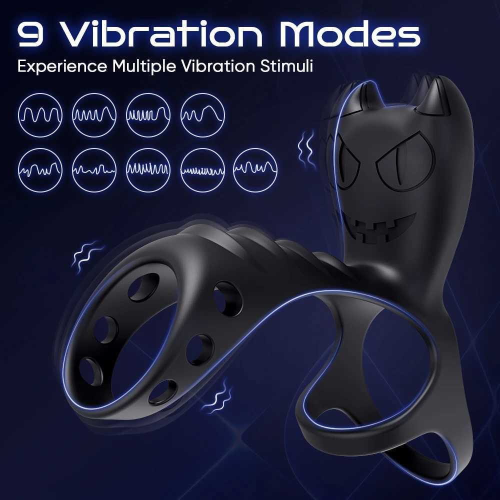 Vibrating Cockring Penis Ring for Men Delay Ejaculation Penisring Clitoral Stimulator Penetration Vibrator Adult Sex Toys W250512