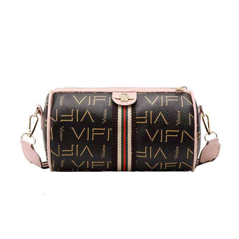 Cylindrical Women Bags Large Capacity Crossbody Women's Bag Handbag Letter Pillow