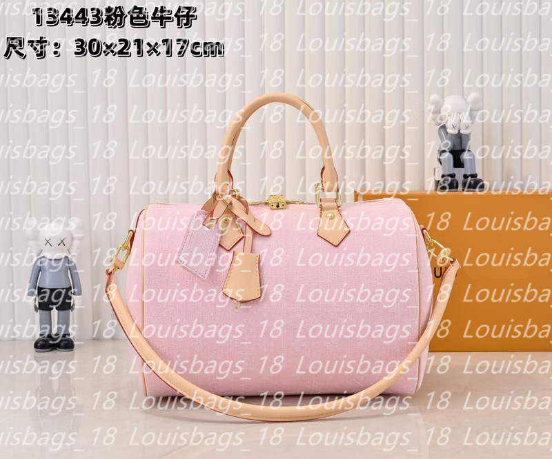 luxury pink designer bag shoulder bag pink denim bag murakami cherry crossbody bag blossom tote bag women underarm bag mini chain purse luxury lady tote embossed bag