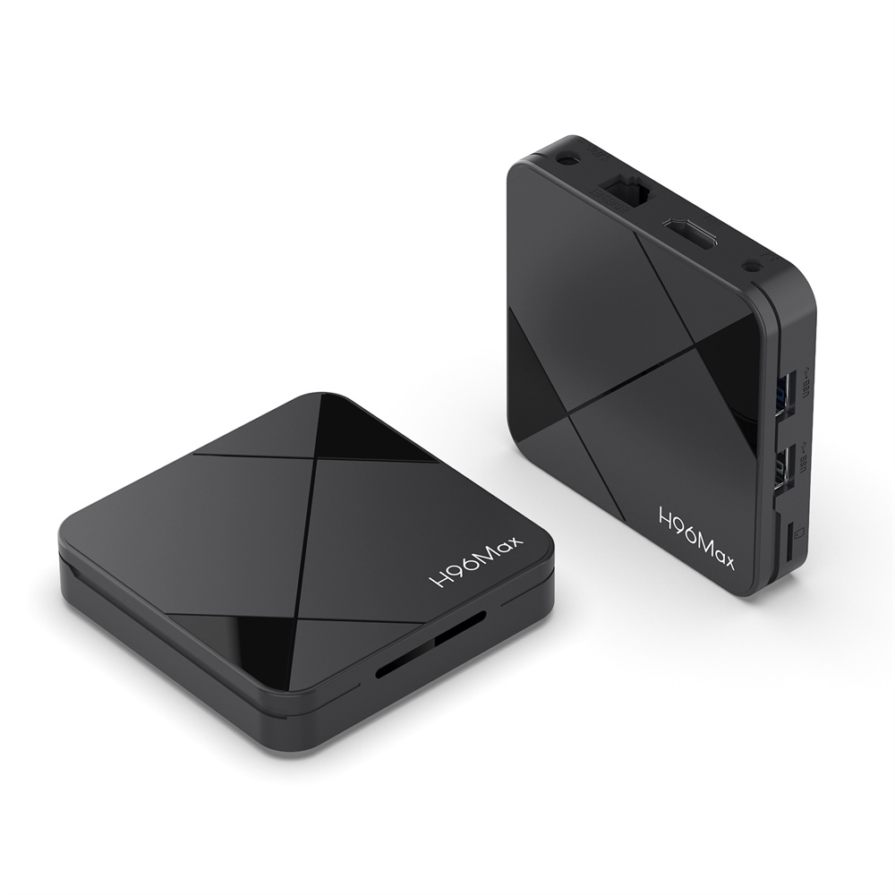 New H96 Max Smart TV Box Android 14 RK3518 4K HD Support 2.4G/5G Bt 5.4 Support Voice Android TV Box