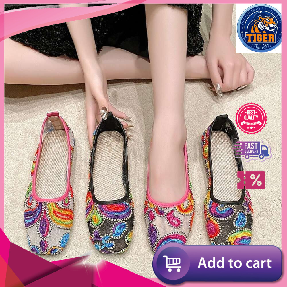 Ddmytiger Large Summer Temu New Women S Fashion Seven Color Glow Mesh Hollow Flat Sole Single Shoes Outdoor Shoes