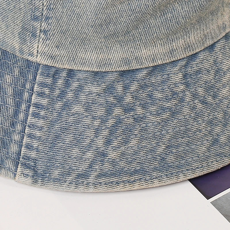 SpringSummer Fashionable Adjustable Denim Hat for Outdoor Travel Sun Protection UV Unisex 250512