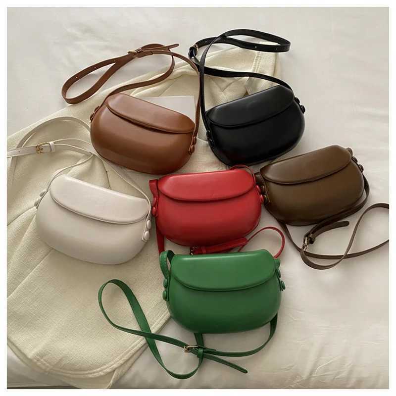 Simple Design Solid Color Womens Crossbody Bags For Daily Used Adjusted Strap PU Leather Casual Shoulder Bag Ladies Handbags Z250512