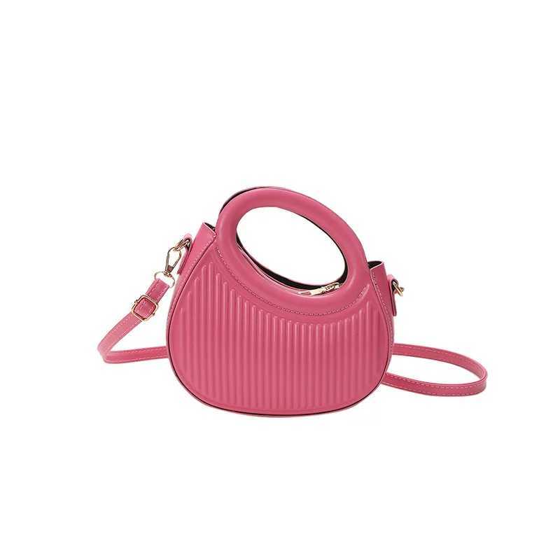Fashion Women Shoulder Bag Armpit Bag Design Underarm Bag Pleated Saddle Bag Solid Color Messenger Bag Purse HandbagsW250512