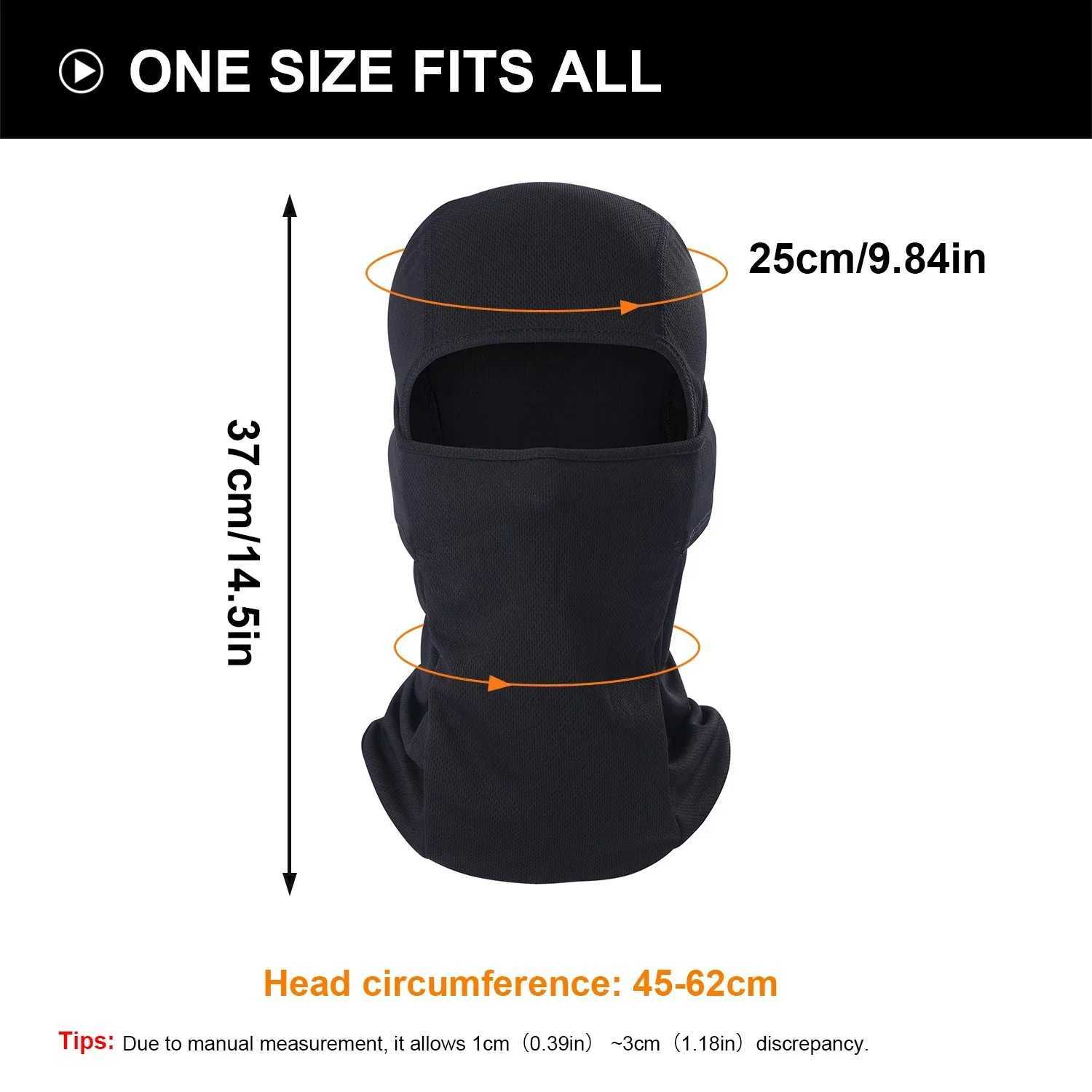 Best Tactical Mask Balaclava Full Face Cover Head Scarf Bicycle Ski Army Hiking Cycling Fishing Sport Hood Hat Men Women SummerW250512