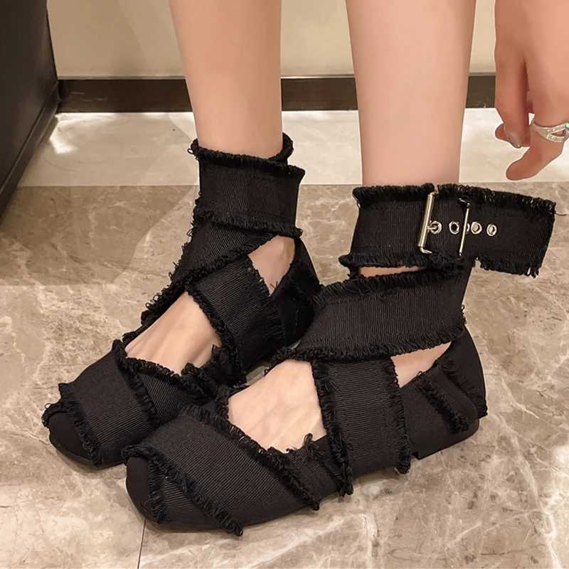 Flats Women Ballet Dance Shoes Designer Cozy Dress Womans Sandals Summer 2025 Fashion Brand Elegant Classic Womens Shoes M250512