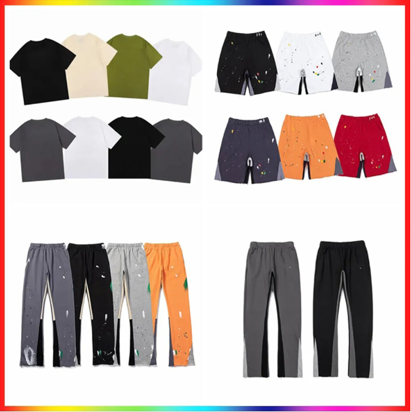 Designer T Shirt Mens Tees Graffiti printing letter Shirt 25SS galleryly dept shirt gallerydeptsweat pants sweatpants Luxurys Casual Street sweatpants Shorts