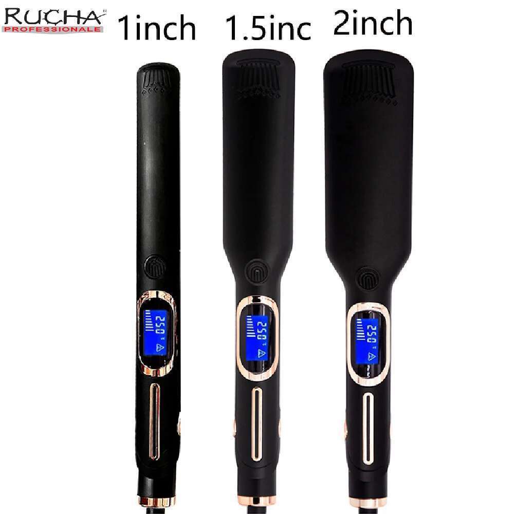 Straightener 480F High Temperature Professional Wide Plates Irons MCH Hard Anodized Plate Treatment Hair Flat Iron