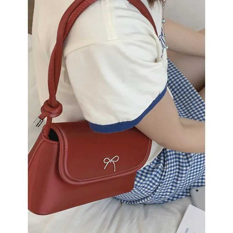JIAERDI Harajuku Blue Underarm Bag Purse Women Hot Girls Sweet Cute Leather Baguette Bags Female Vintage Y2k Messenger Bag ChicW250512