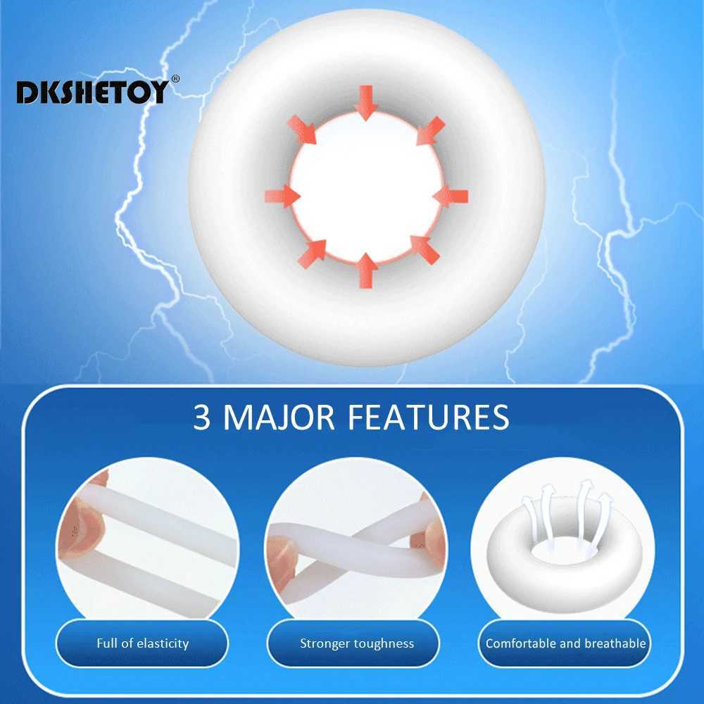 3pcs/set 16/18/20mm Tpe Penis Cock Rings Sex Toys For Men Delay Ejaculation Adult Sex Products For Couples Long Lasting Cockring W250512
