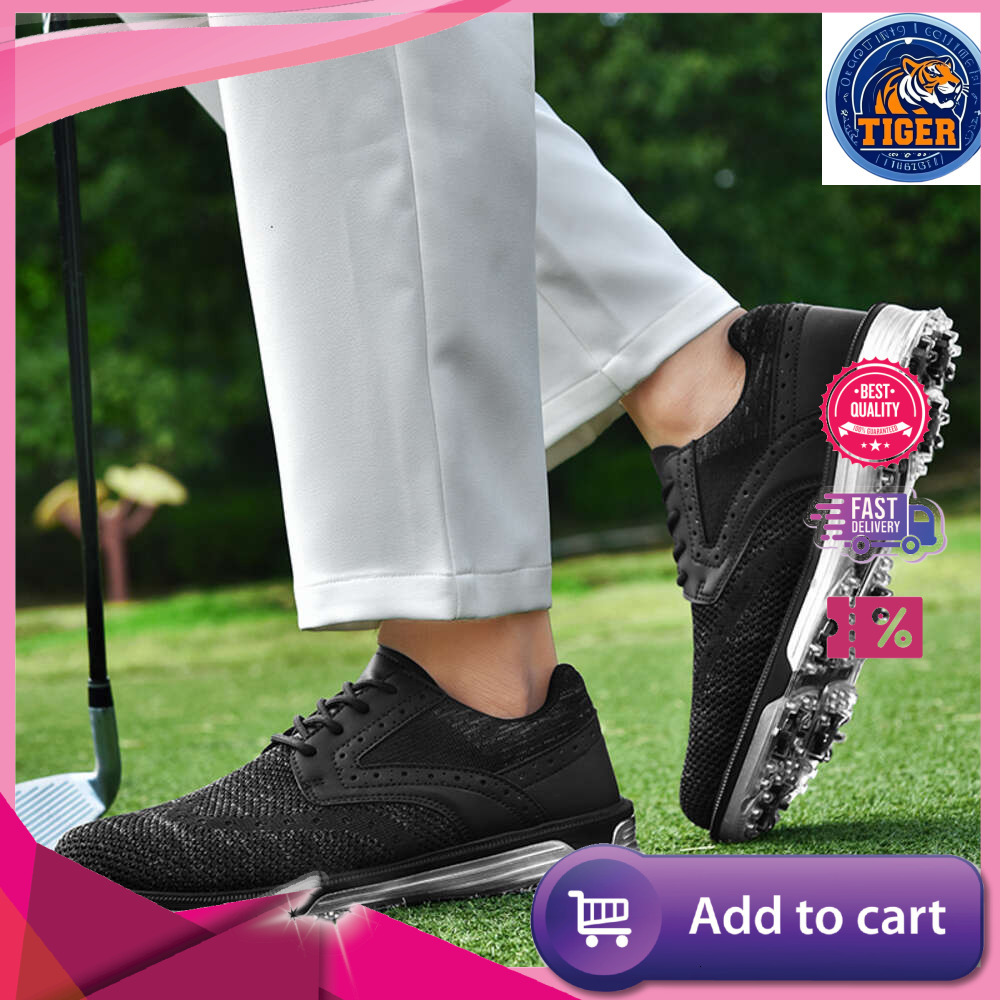 Ddmytiger Men Wear Shoes Training Outdoor Walking Supplies Sneakers Anti Slip Athletic Golf Footwear Trainers Caddie Shoe Outdoor Shoes