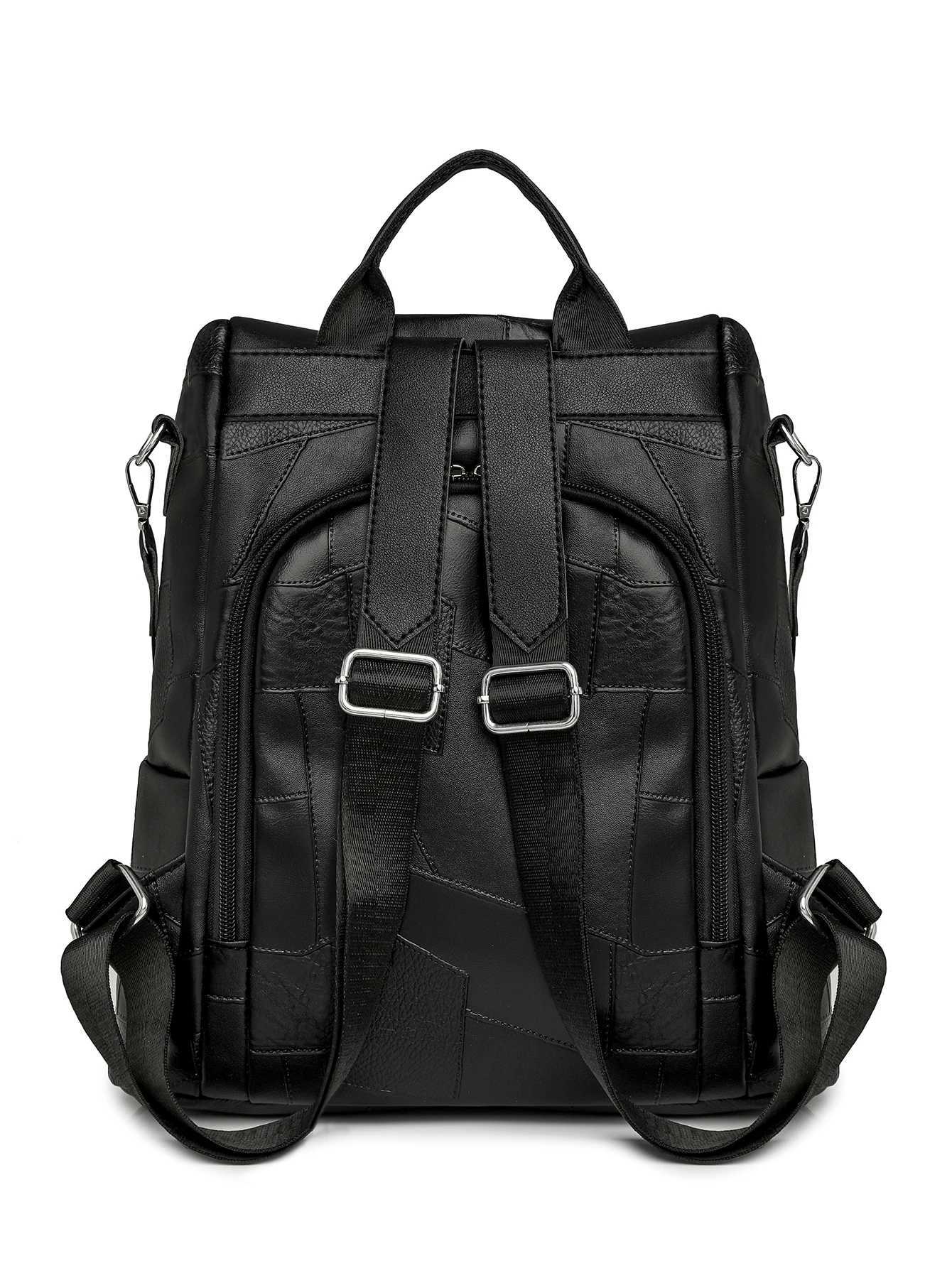 New Fashion Casual Backpack Womens Bag Fashion Bag Large Capacity Shoulder Portable Student School Bag Z250512