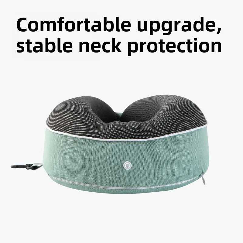 Brand New Neck Soft Care U-shaped Bluetooth Music Pillow Air Flight Multifunctional Travel Memory Foam PillowW250512