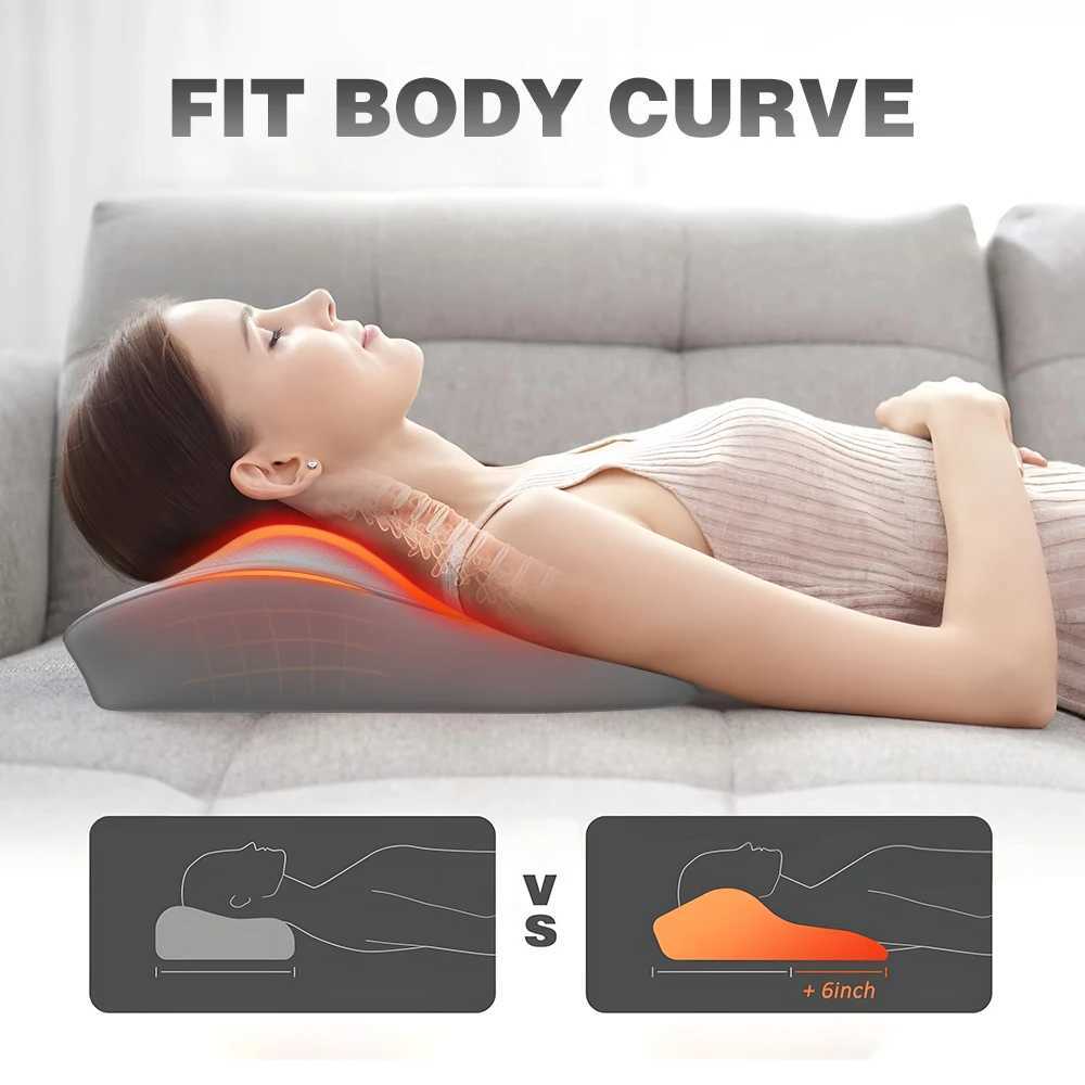 Back Massager Neck Massager with Heat3D Kneading Massage Pillow for Relax NeckBackShoulderLegsGifts for Men Women Mom DadW250512