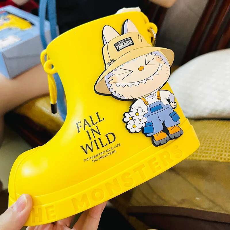 Popmart Labubu The Monsters Spring Wild Home Series Rain Boot Bag Animation Anime Peripheral Gift Backpack