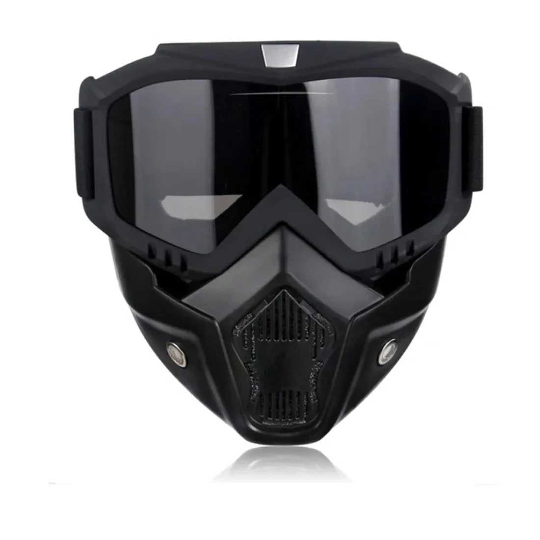 MTB Safety Mask Goggles Combo - Windproof Protection for Extreme Cycling Dirt Bikes Outdoor SportsW250512