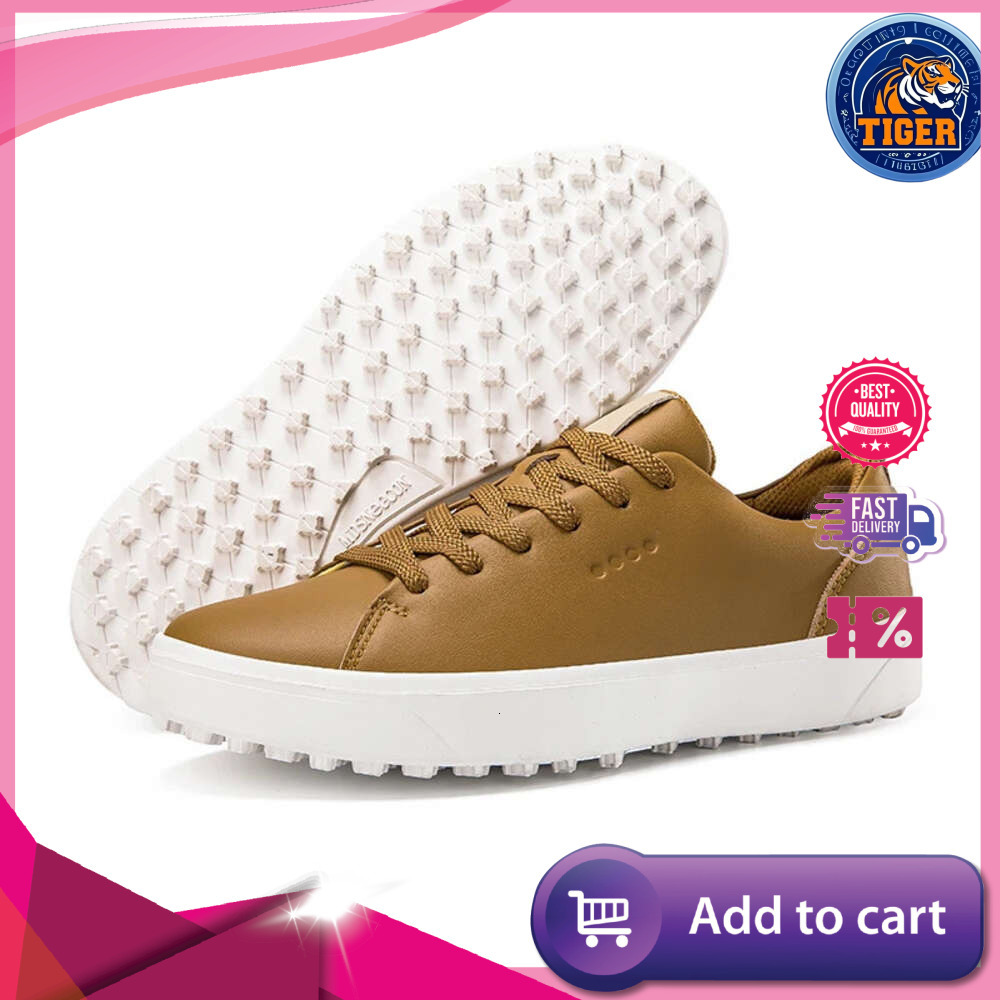 Ddmytiger Shoes Professional Golf Men Women Outdoor Leather Sneakers For Male And Female Golfers Black Brown Fashion Soft Outdoor Shoes