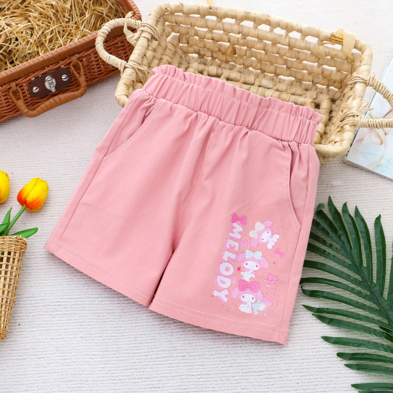 DISNEY Frozen Princess Elsa kids designer clothes Girls' shorts summer children's clothes shorts cartoon printed cute.