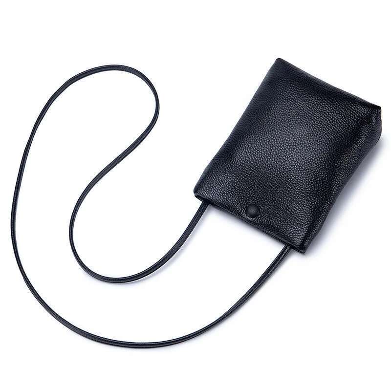 New Women Genuine Leather Handbags Female Large Capacity Shoulder Phone Pocket Card Holders Fashion Crossbody Bags For Girl