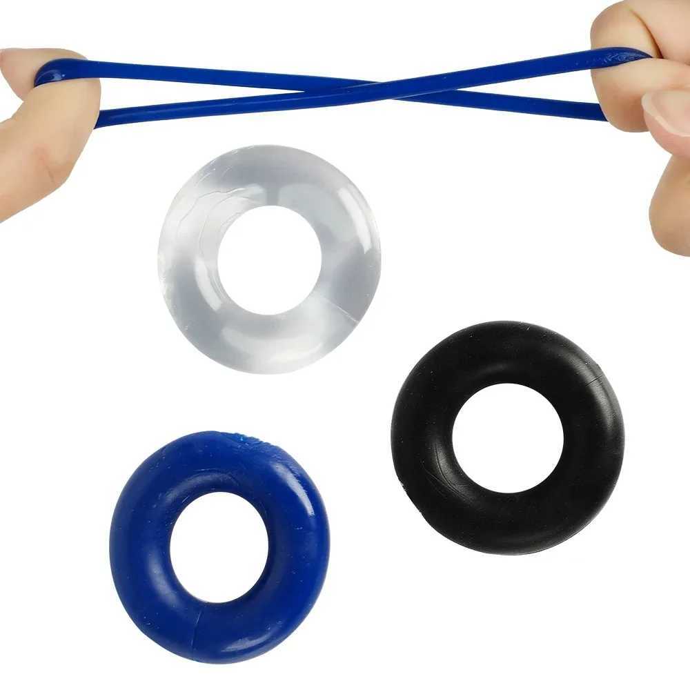 3pcs Stretchy Stay Hard Beaded Cockring Penis Enhancer Ring Delay Ejaculation Penis Trainer For Men Sex Toys Male Adult Products W250512