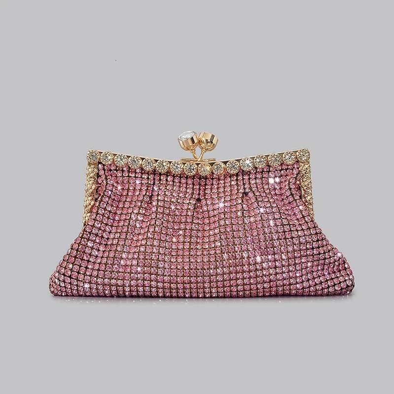 Fashion Rhinestone Clutch Bag For Women Shinny Dias Evening Party Purses
