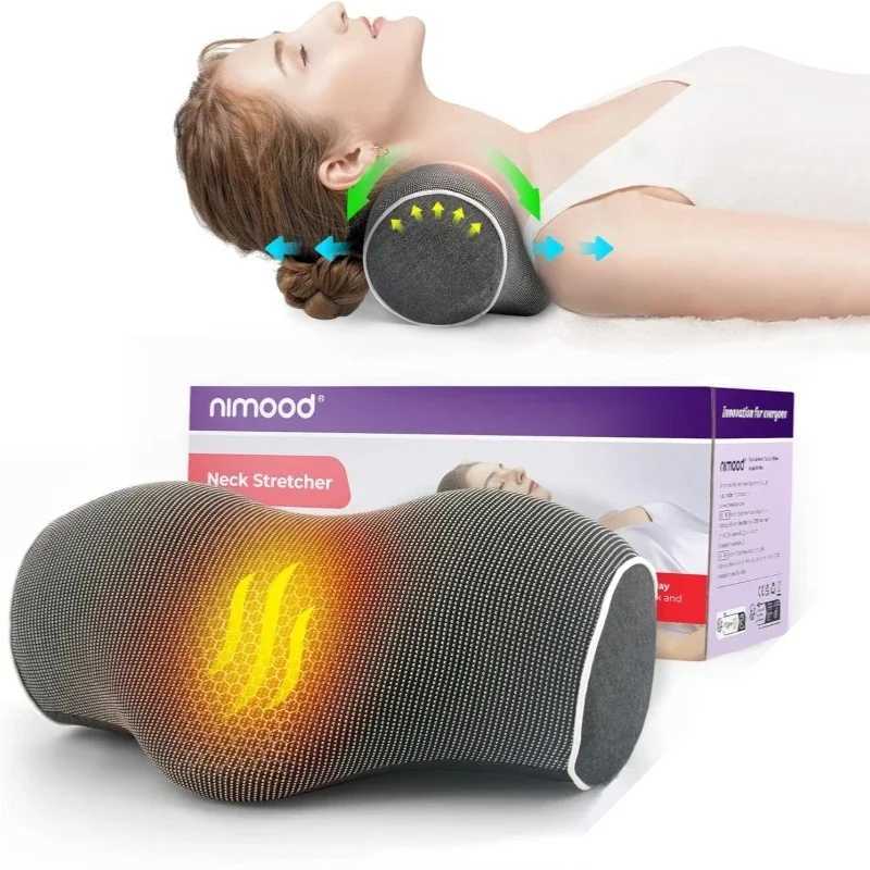 Neck Pillow Slow Rebound Memory Cotton Pillow Shaped Relaxing Cervical Partition Memory Neck Pain Relief Sleeping PillowW250512