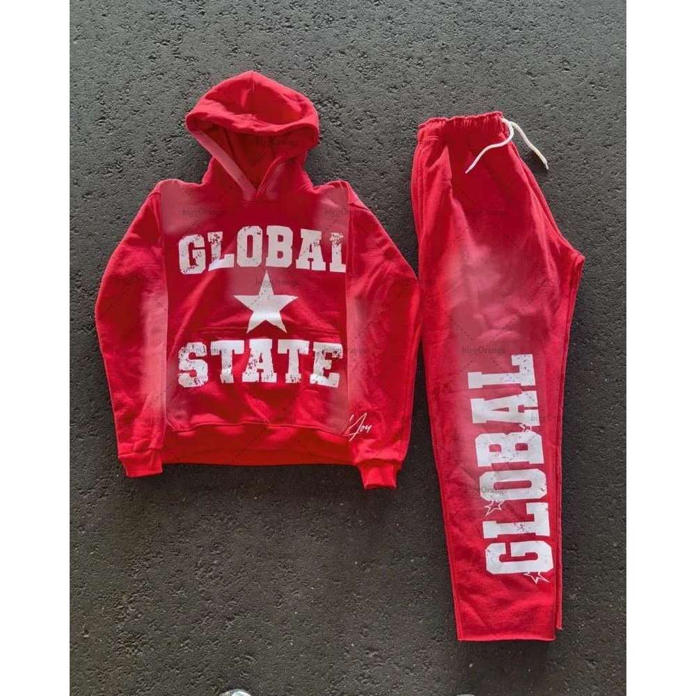 European And American Fashion Brand Streetwear Y2k Haruku Letter Print Colorful Hoodie Men Retro Casual Oversized Sweatshirt Designer