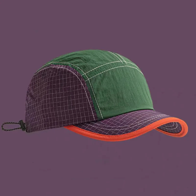 A MenS Short-Brim Cap Summer Style Breathable And Quick-Drying Baseball Hat Lightweight Soft-Top Duckbill Cap for Women 250512