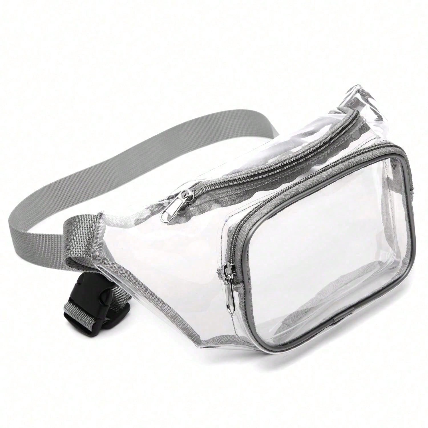 Stadium-Approved Clear Fanny Pack, Adjustable Belt Bag For Concerts / Sports Events, EventGo Series
