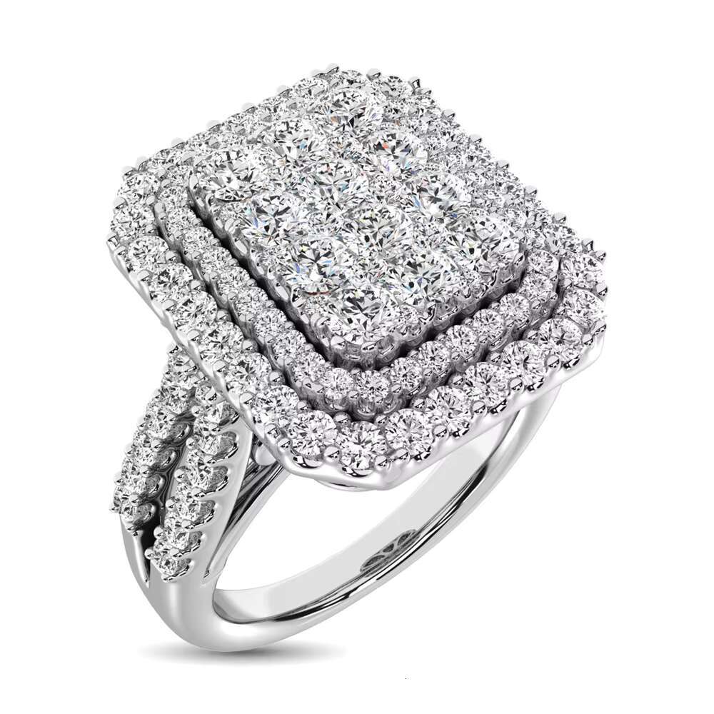 High Quality Women Engagement Ring Custom 925 Silver 10K 14K Solid Gold Moissanite Diamond Baguette Finger Ring Fine Jewelry