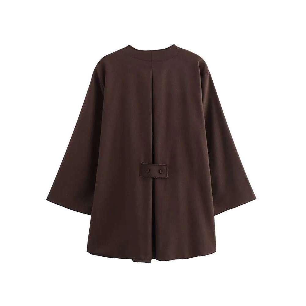 TFMLN Fashion Linen 2 Pieces Women 2024 Spring Summer Kimono Style Loose Lace Up Shirts Tops Women's Wide Leg Pants Sets