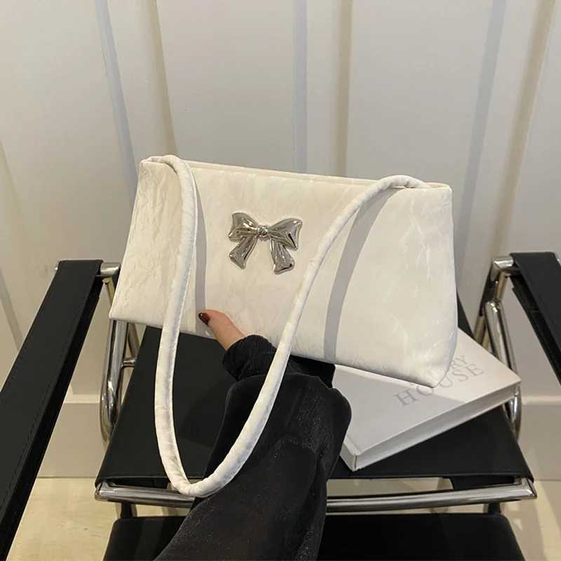 Fashion Bow Decoration Womens Shoulder Bag For Daily Used Square Casual Ladies Handbags Designer Underarm BagsW250512