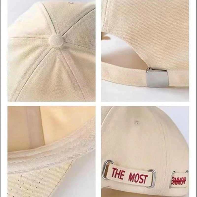 Casual Baseball Sun Hats Summer Fashion Dad Golf Hat for Women Sun-Protection Visor Cap with Ponytail Hole 250512