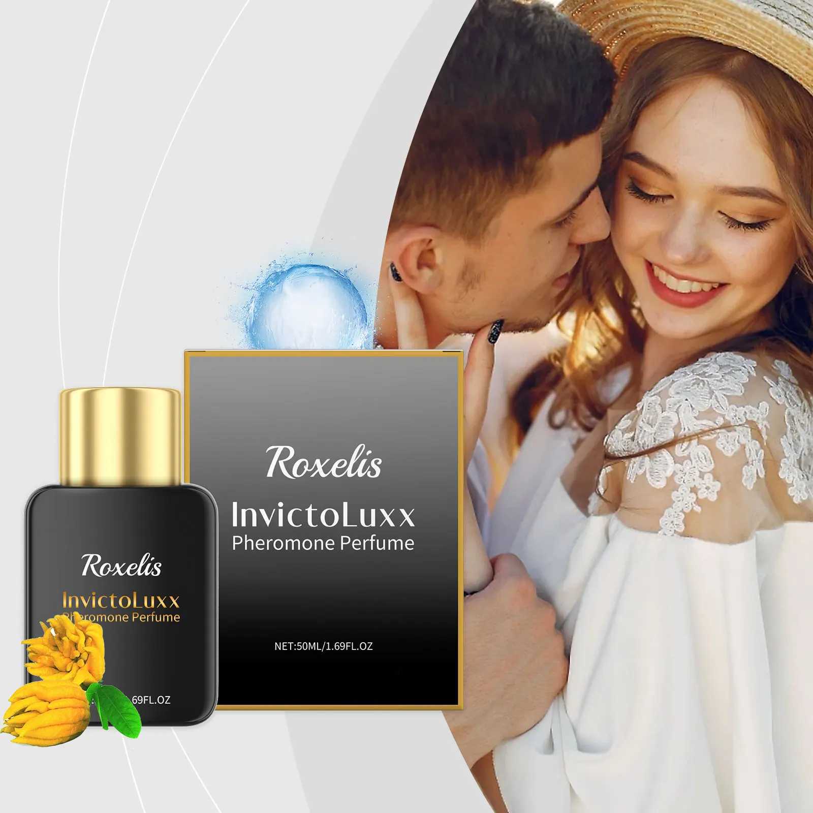 Roxelis 50ml Pheromone Perfume Spray Men Light Fragrance Fresh Increase Charm Flirting Bergamot Scent Dating Glamour PerfumeXJ250512