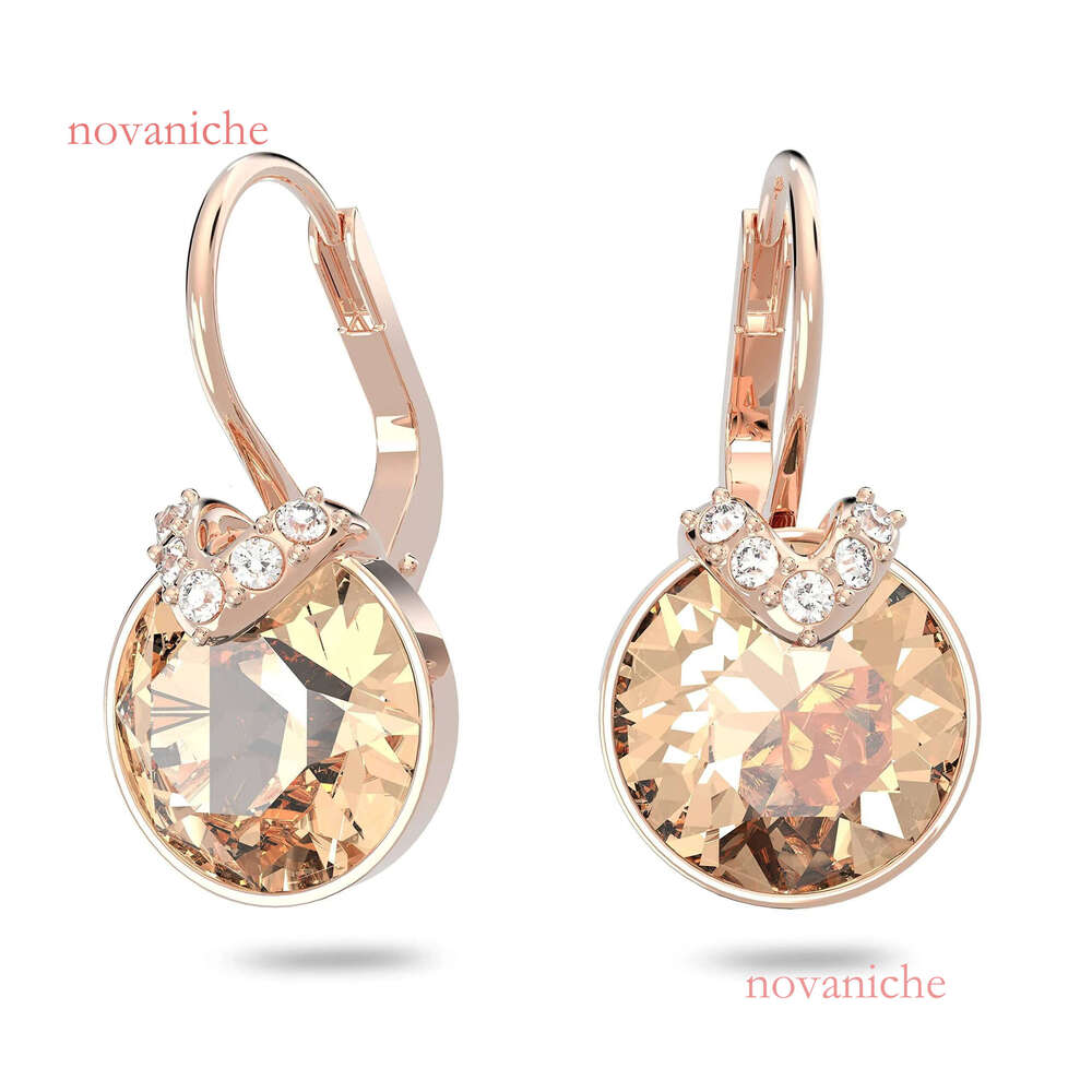 hoop for women anti allergy sterling sier needle Austria crystal dia earrings stainless steel designer jewelry woman gift WITH BOX