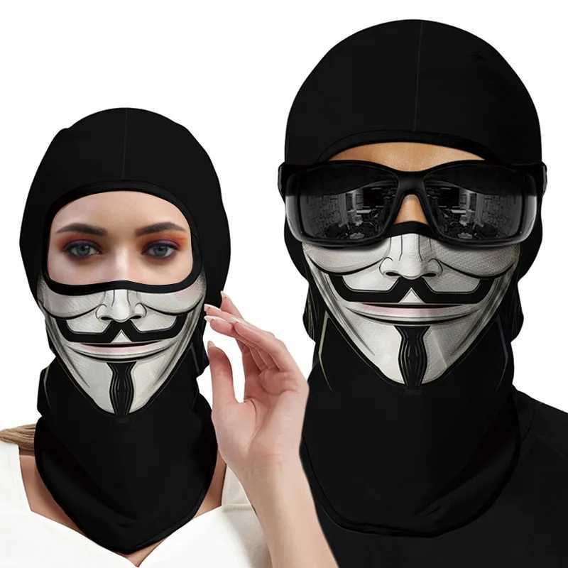 Skull Balaclava Cosplay Costume for Men and Women Full Face Mask Outdoor Cycling Headgear Motorcycle Riding Cap Ski MaskW250512