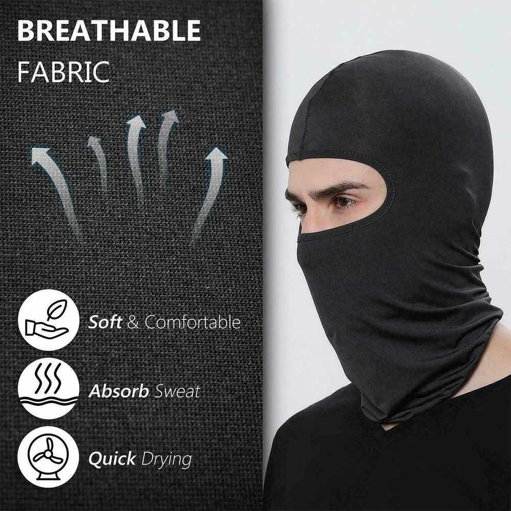 Mens Cycling Cap Balaclava Full Face Ski Mask Hood Hiking Camping Hunting Tactical Airsoft Cap Bike Hats Neck GaiterW250512