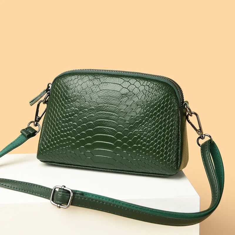 Cross Border Womens Crossbody Small Bag 2024 New Single Shoulder Small Bag Fashion Cow Leather Womens Handbag Trend Z250512