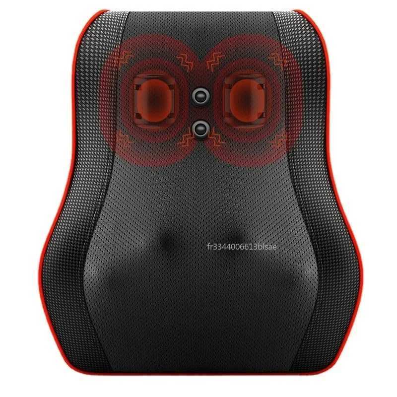 Car Home Massage Cushion Pillow Neck Lumbar Back Multi-function Whole Body Electric Shoulder Cervical Spine MassageW250512