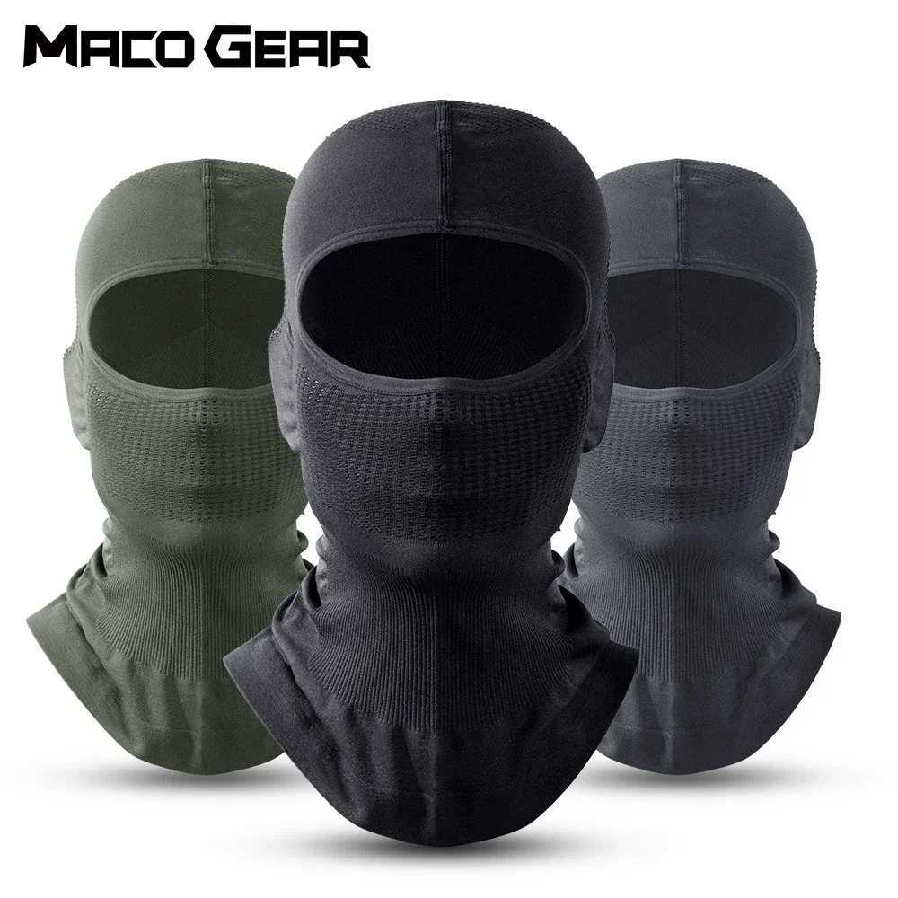 Balaclava Hat Full Face Mask Breathable Sun Protection Elastic Face Cover for Sports Hiking Camping Ski Outdoor Head Scarf MenW250512