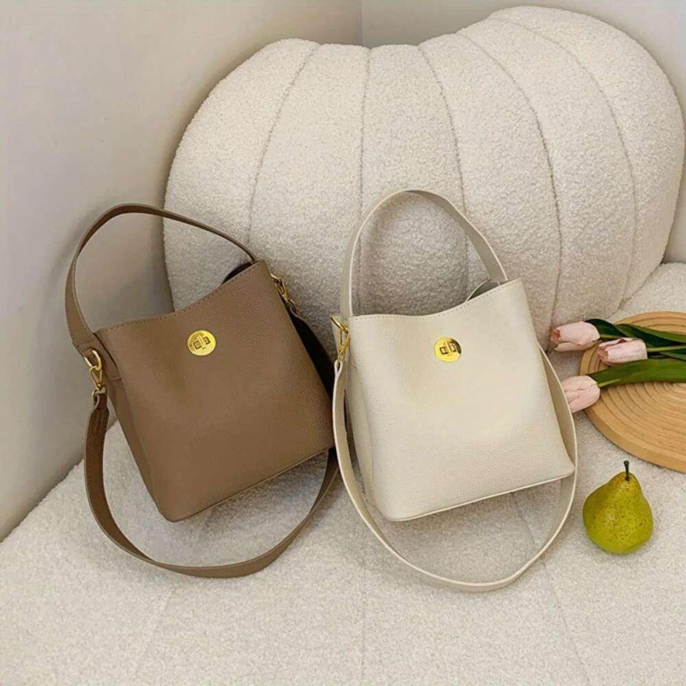 New messenger bags single shoulder versatile handbag commuter women's new bucket bag