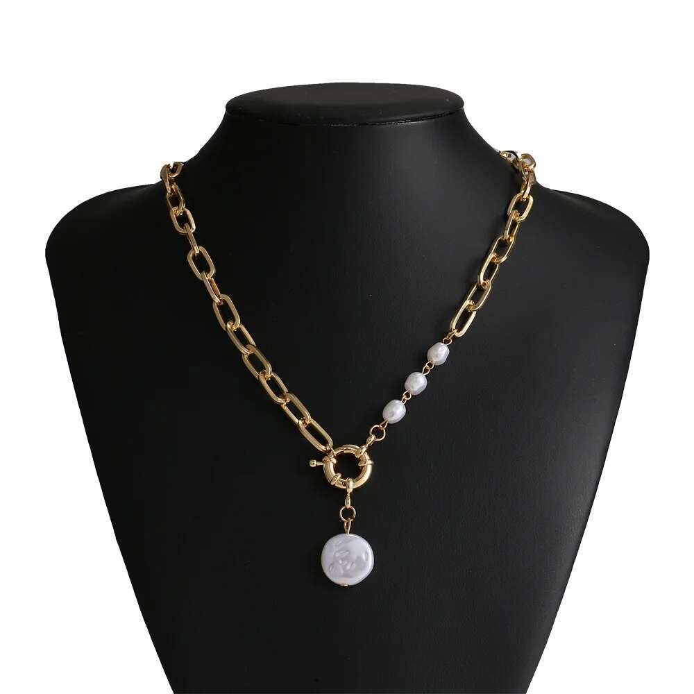 Korean pearl choker necklace for women