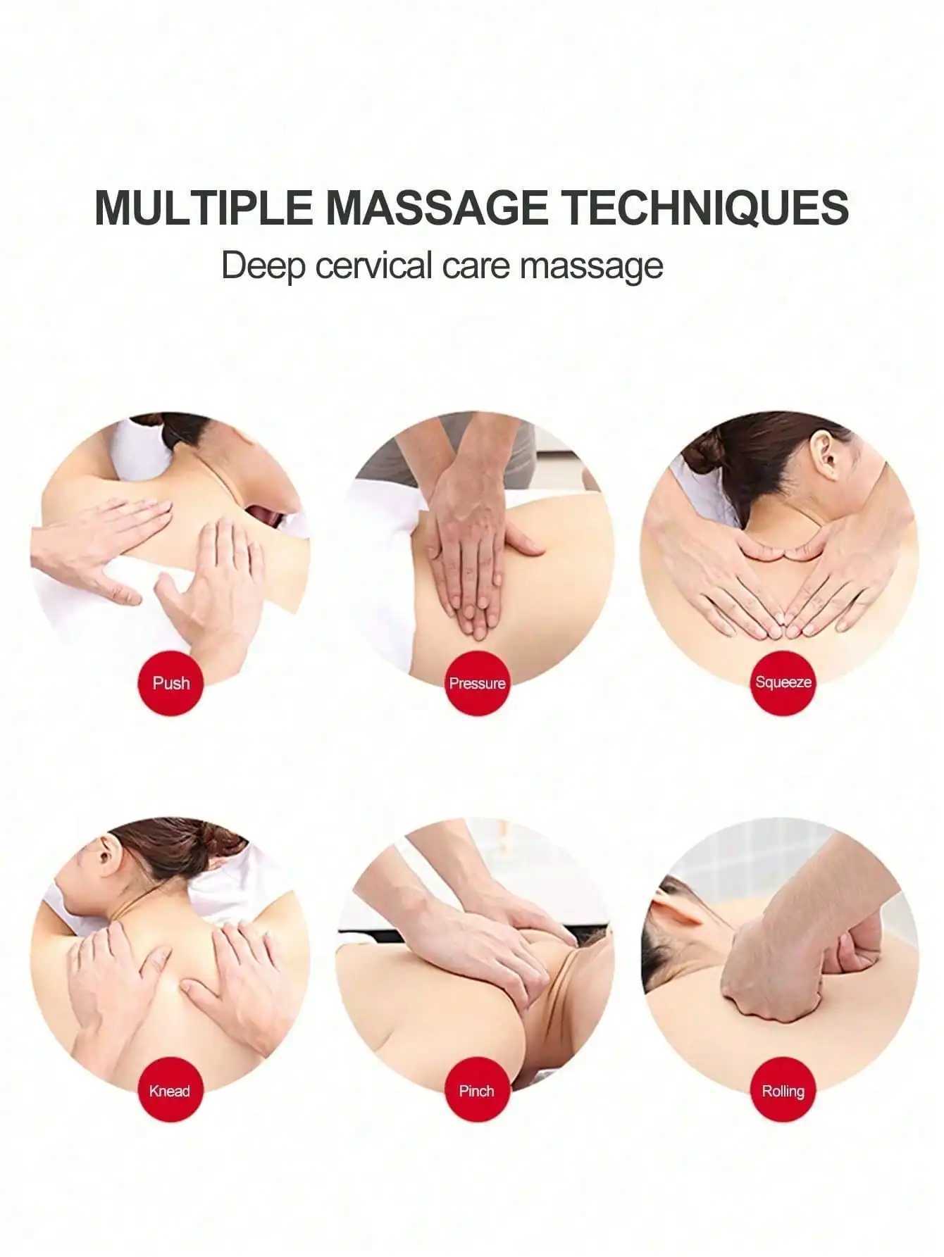 Multi-Functional Electric Neck Massager Portable Smart Cervical Massage Device Home Use Neck Massager Valentines Day GiftW250512