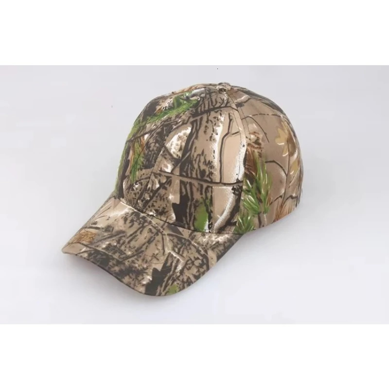 Men Outdoor Cap Hunting Tree Camouflage Camo cap Adult Leaves Baseball Cap Hiking hat casual dad hat Adjustable 250512