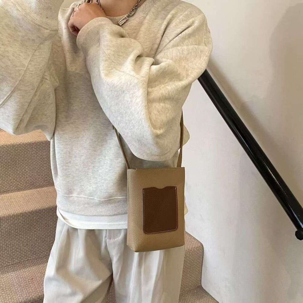 Mini New Style Small and Versatile Texture Single Shoulder Litchi Phone Fashion Crossbody Bag