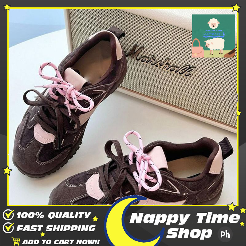 Ddmysheep Ddmysheep Spring New Comfortable Breathable Fashionable Casual Forrest Gump Thick Soled German Training Versatile Women S Shoes Outdoor