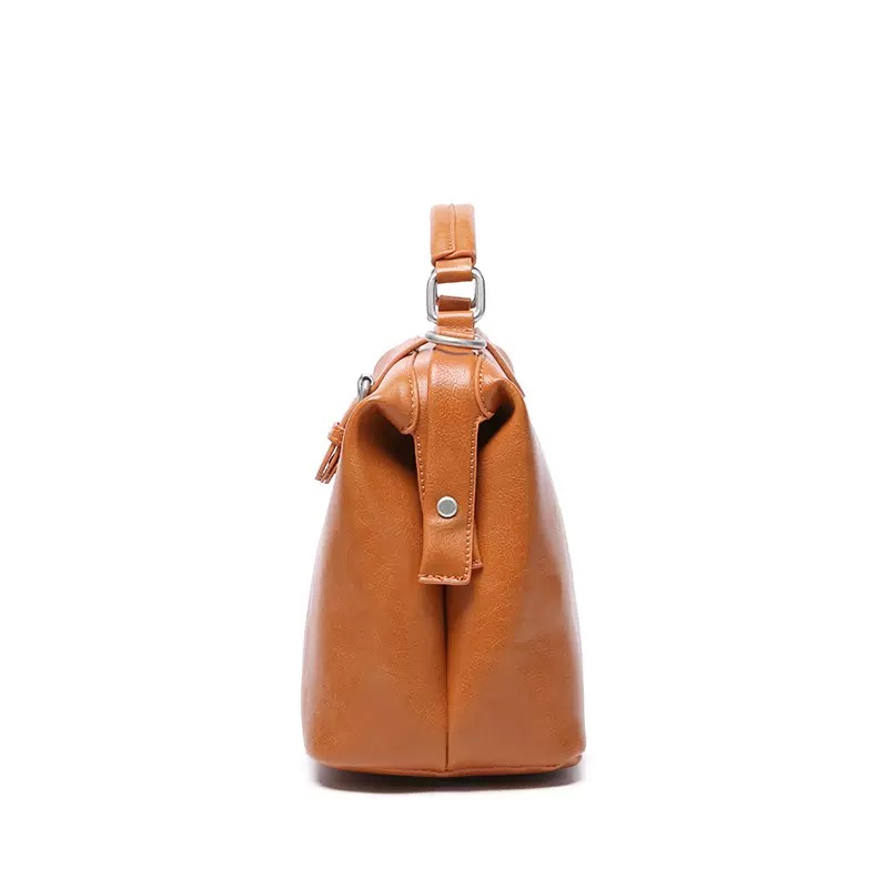 Original Genuine Leather Doctor Handbag 100% Cowhide hot Women Big Shoulder High Quality Vintage Manual Paint Crossbody Bags